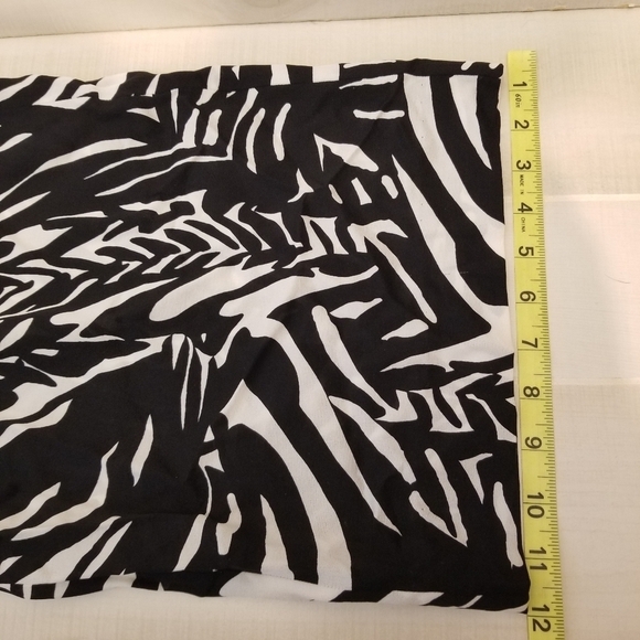 {L} St. John So Cal Zebra Animal Print Lounge Pants Swim Cover - Picture 11 of 11